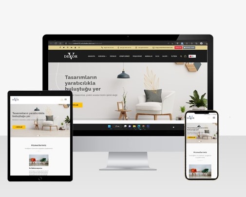 Mobilya Dekorasyon Web Sitesi DZG105