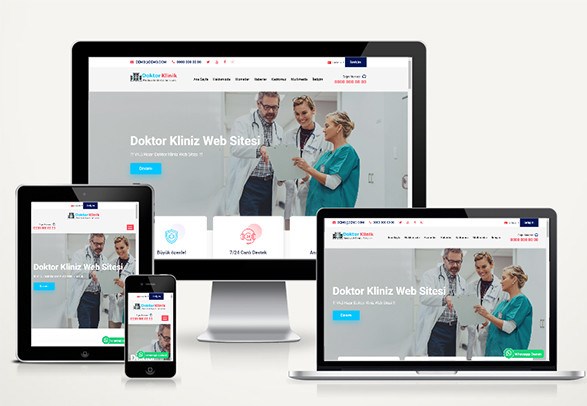 Doktor Klinik Web Sitesi DZG0344