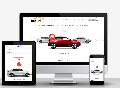 Rent A Car Web Sitesi DZG0026