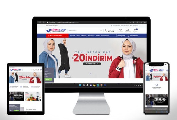 E-Ticaret Tekstil Web Sitesi DZG033