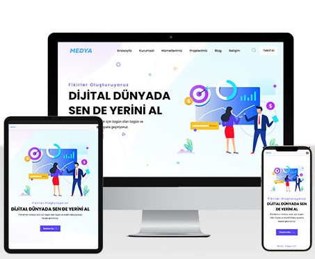 Sosyal Medya Web Site Paketi DZG141