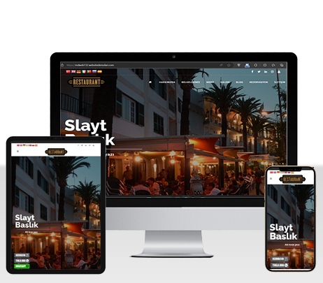 Restaurant Web Site PRO DZG132