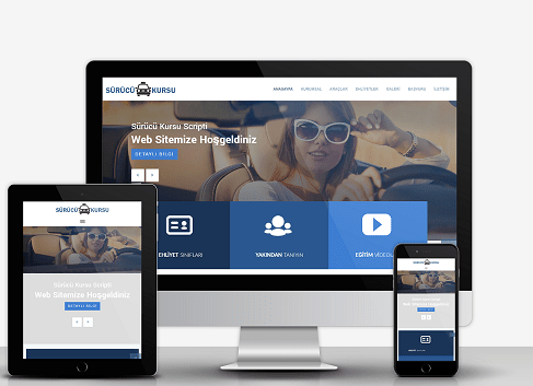 Sürücü Kursu Web Sitesi DZG0084