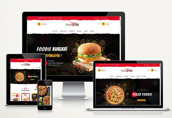 Restaurant Paket Servis Web Sitesi DZG117