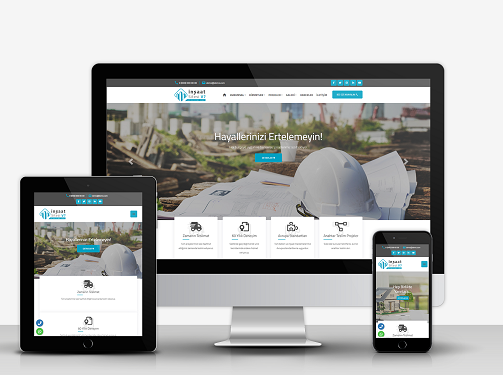 İnşaat Yapı Web Sitesi ENS68